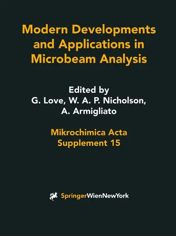 Cover of Modern Developments and Applications in Microbeam Analysis