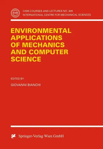 Cover of Environmental Applications of Mechanics and Computer Science