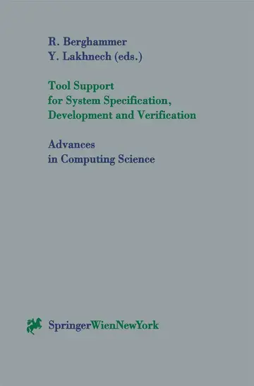 Cover of Tool Support for System Specification, Development and Verification