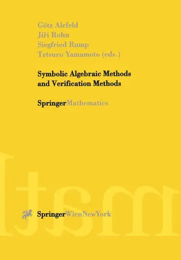 Cover of Symbolic Algebraic Methods and Verification Methods