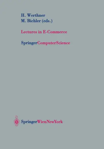 Cover of Lectures in E-Commerce