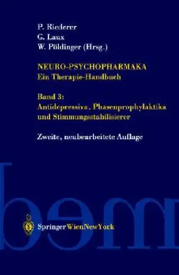 Cover of Neuro-Psychopharmaka Ein Therapie-Handbuch