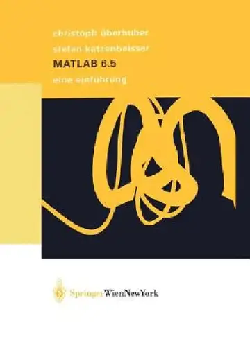 Cover of MATLAB 6.5