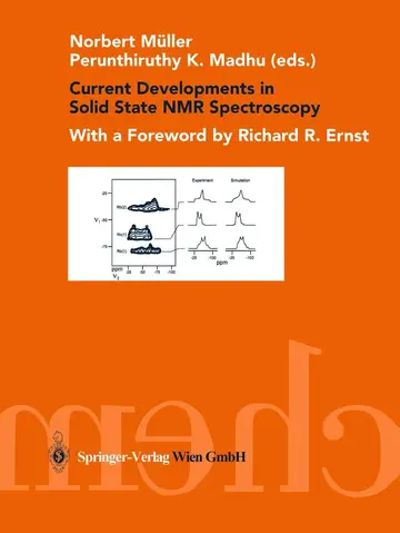 Cover of Current Developments in Solid State NMR Spectroscopy