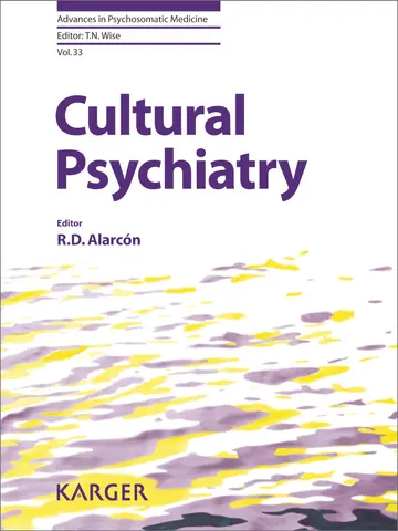 Cover of Cultural Psychiatry