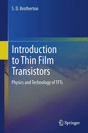 Cover of Introduction to Thin Film Transistors