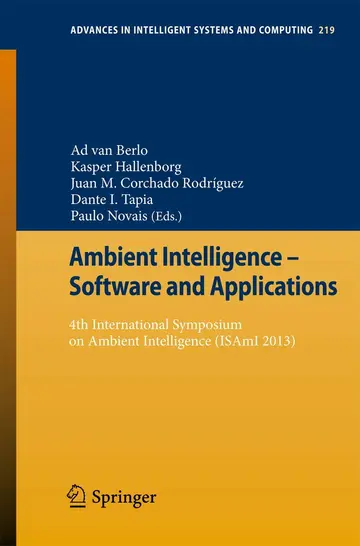 Cover of Ambient Intelligence - Software and Applications