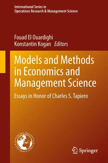 Cover of Models and Methods in Economics and Management Science