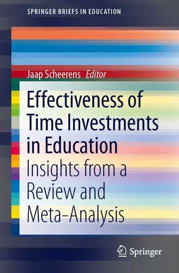 Cover of Effectiveness of Time Investments in Education