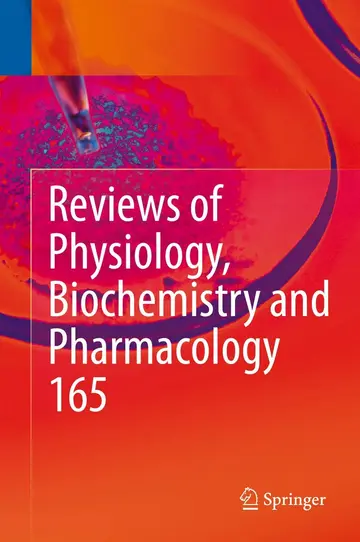 Cover of Reviews of Physiology, Biochemistry and Pharmacology
