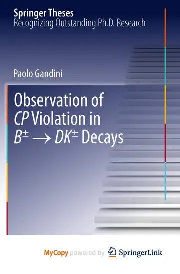 Cover of Observation of CP Violation in B± - Dk± Decays