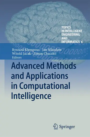 Cover of Advanced Methods and Applications in Computational Intelligence