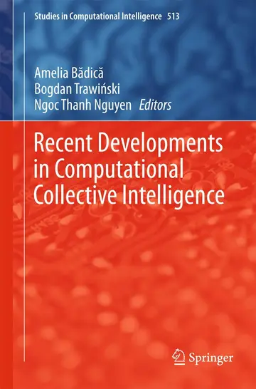 Cover of Recent Developments in Computational Collective Intelligence
