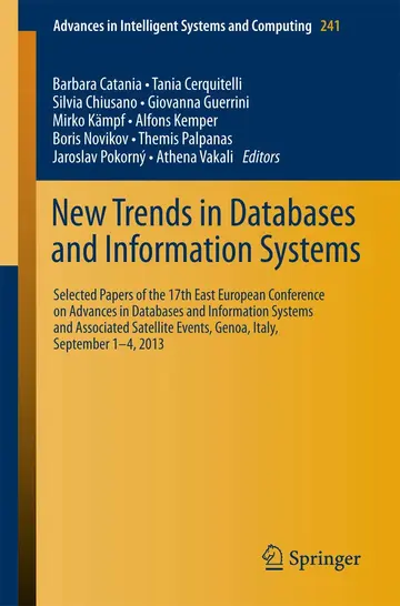 Cover of New Trends in Databases and Information Systems