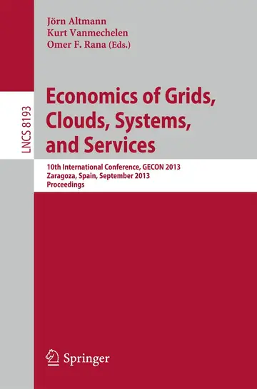 Cover of Economics of Grids, Clouds, Systems, and Services