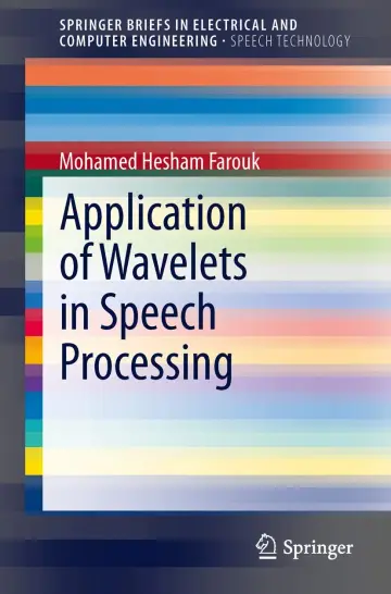 Cover of Application of Wavelets in Speech Processing