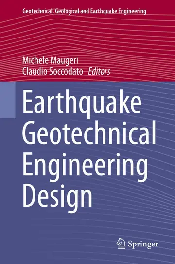 Cover of Earthquake Geotechnical Engineering Design