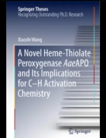 Cover of A Novel Heme-Thiolate Peroxygenase AaeAPO and Its Implications for C-H Activation Chemistry