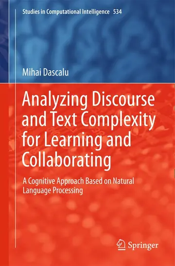 Cover of Analyzing Discourse and Text Complexity for Learning and Collaborating