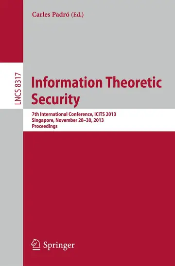 Cover of Information Theoretic Security