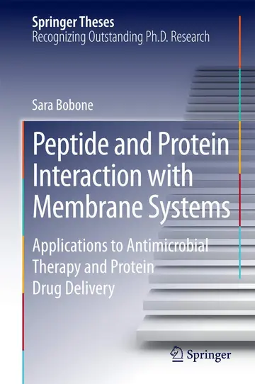 Cover of Peptide and Protein Interaction with Membrane Systems