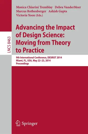 Cover of Advancing the Impact of Design Science