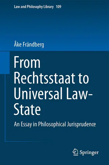 Cover of From Rechtsstaat to Universal Law-State