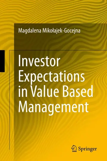 Cover of Investor Expectations in Value Based Management