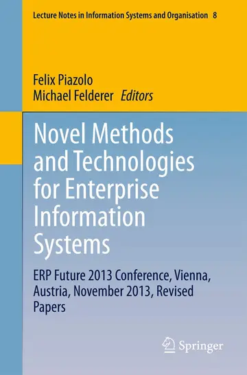 Cover of Novel Methods and Technologies for Enterprise Information Systems