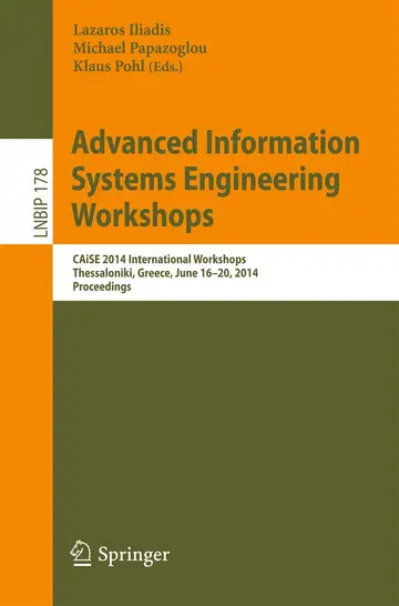 Cover of Advanced Information Systems Engineering Workshops