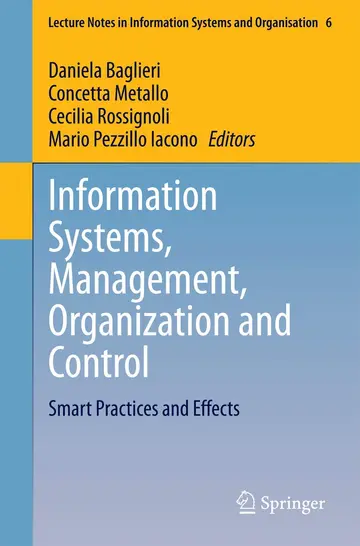 Cover of Information Systems, Management, Organization and Control