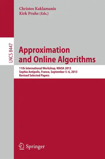 Cover of Approximation and Online Algorithms