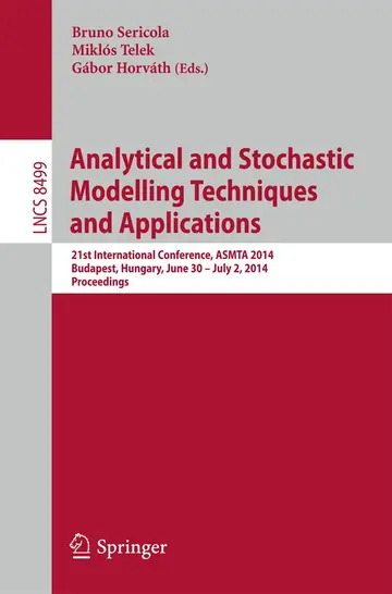 Cover of Analytical and Stochastic Modelling Techniques and Applications