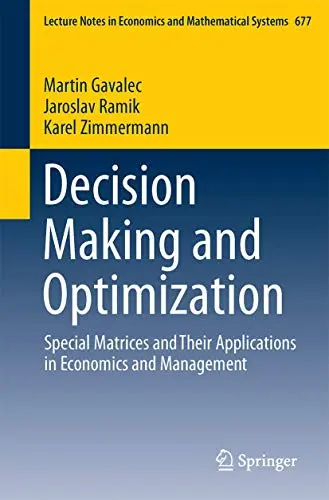 Cover of Decision Making and Optimization