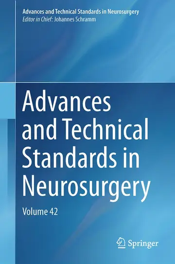 Cover of Advances and Technical Standards in Neurosurgery Vol 42 (hb 2015)