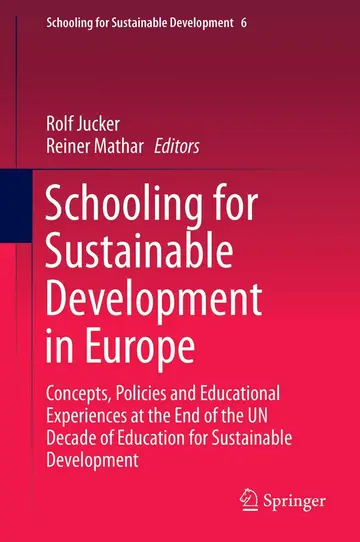 Cover of Schooling for Sustainable Development in Europe