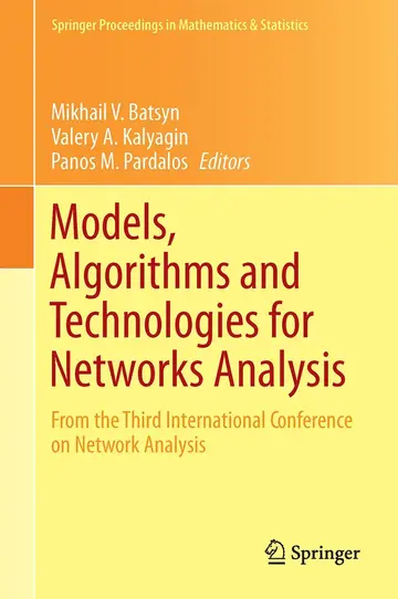 Cover of Models, Algorithms and Technologies for Network Analysis