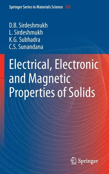 Cover of Electrical, Electronic and Magnetic Properties of Solids