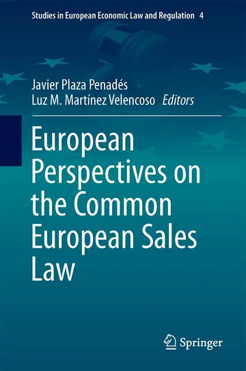 Cover of European Perspectives on the Common European Sales Law