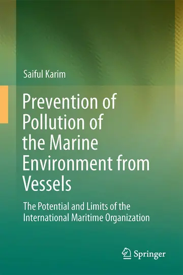 Cover of Prevention of Pollution of the Marine Environment from Vessels