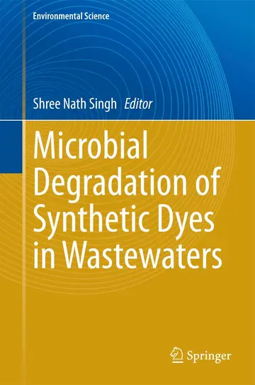 Cover of Microbial Degradation of Synthetic Dyes in Wastewaters