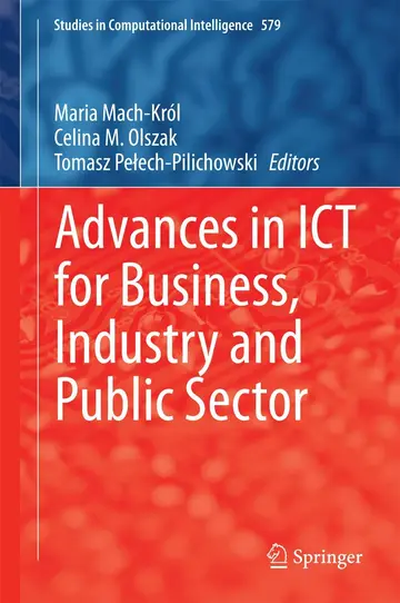 Cover of Advances in ICT for Business, Industry and Public Sector