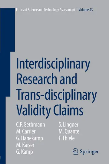 Cover of Interdisciplinary Research and Trans-disciplinary Validity Claims