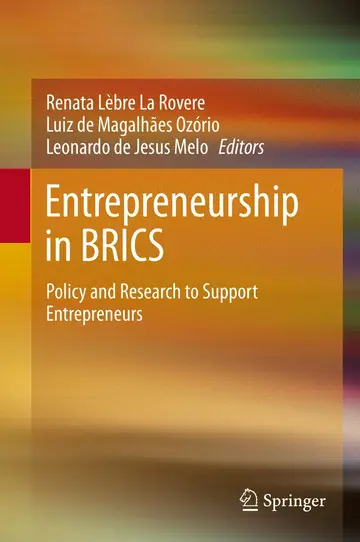 Cover of Entrepreneurship in BRICS