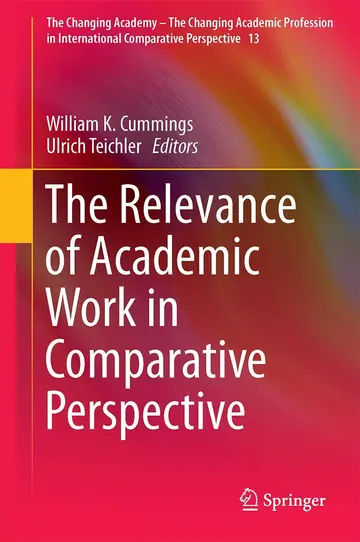 Cover of The Relevance of Academic Work in Comparative Perspective