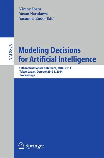 Cover of Modeling Decisions for Artificial Intelligence