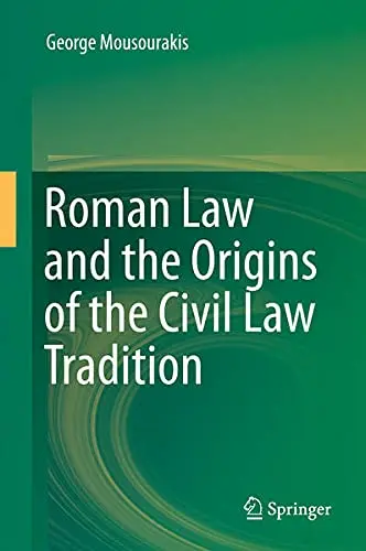 Cover of Roman Law and the Origins of the Civil Law Tradition