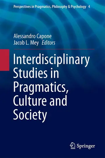 Cover of Interdisciplinary Studies in Pragmatics, Culture and Society