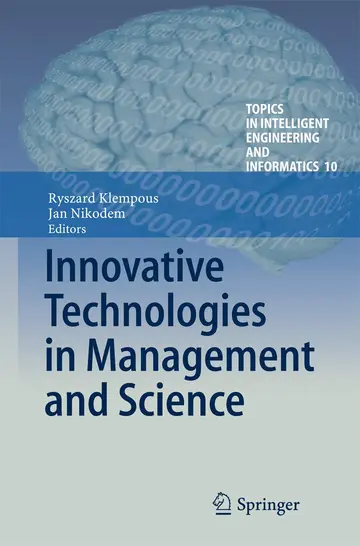 Cover of Innovative Technologies in Management and Science