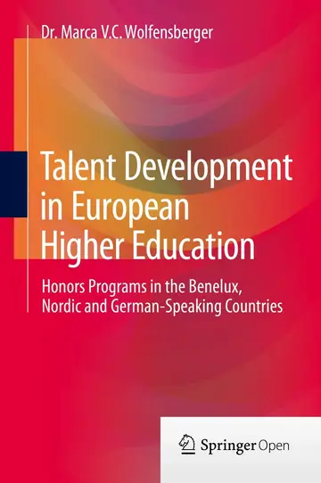 Cover of Talent Development in European Higher Education